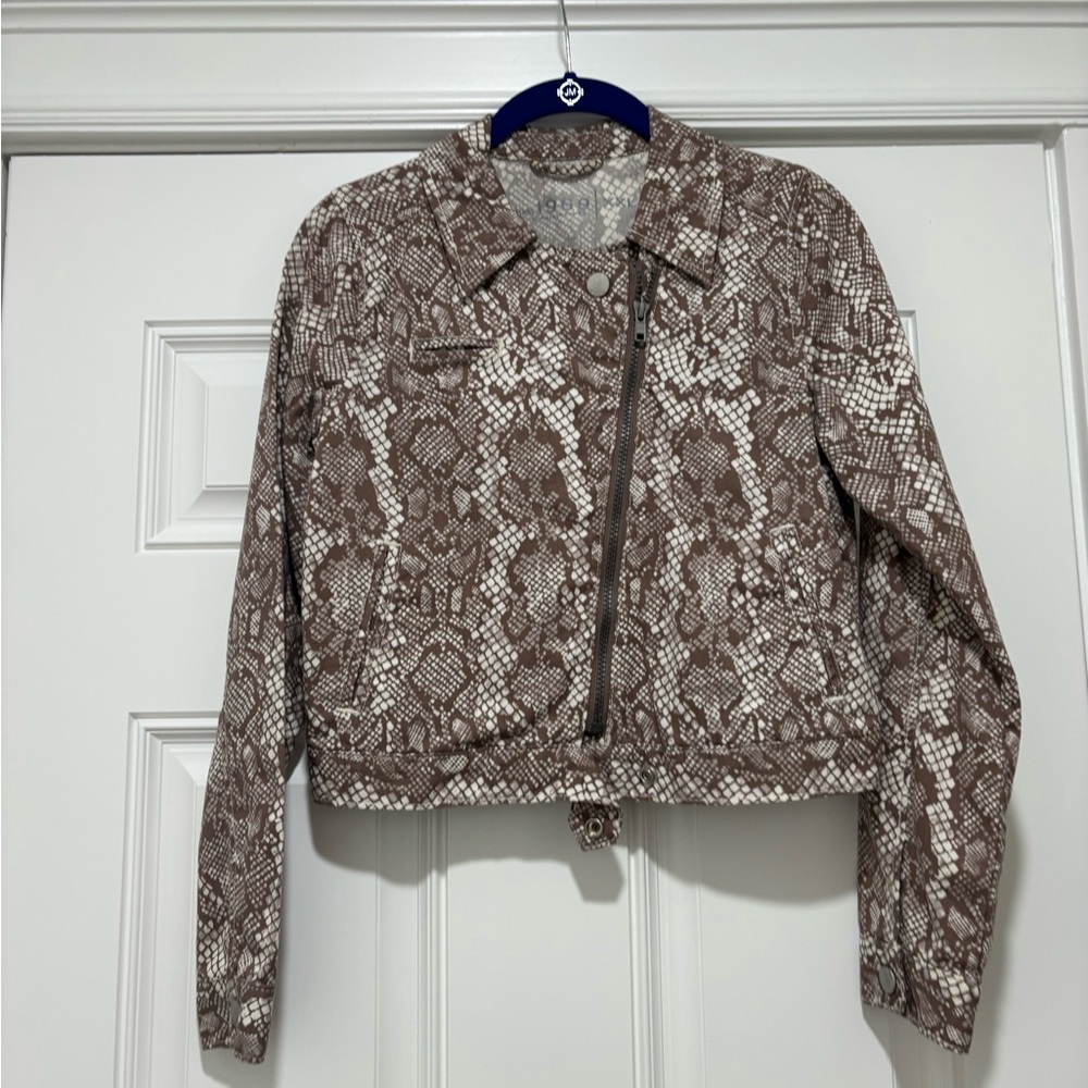 Brown Snake Print Gap Kids Jacket